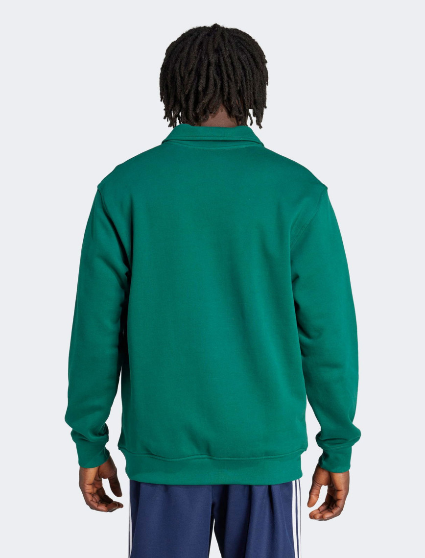 adidas Graphic Half Z Erkek Yeşil Sweatshirt adidas Graphic Half Z Erkek Yeşil Sweatshirt