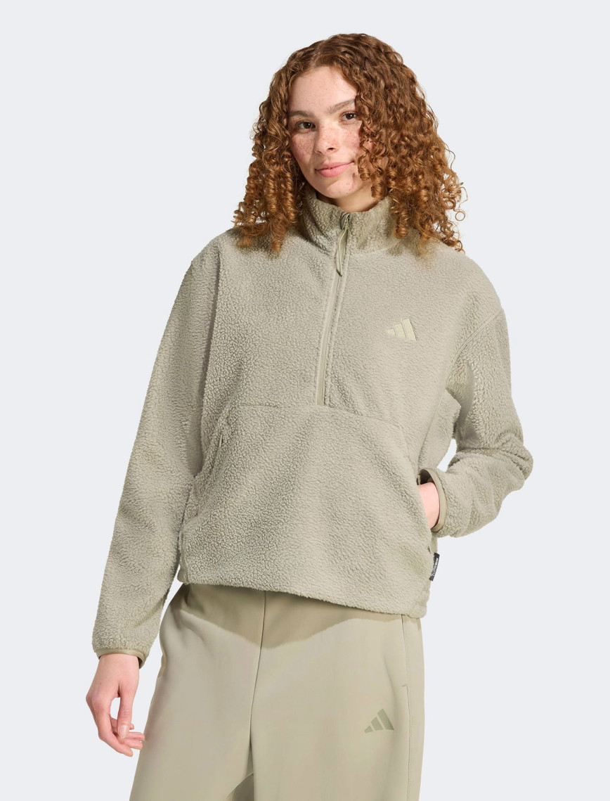 adidas Ct Fleece Hz Kadın Gri Sweatshirt adidas Ct Fleece Hz Kadın Gri Sweatshirt