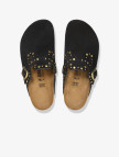 Birkenstock Boston Rivets Border Kadın Siyah Terlik Birkenstock Boston Rivets Border Kadın Siyah Terlik