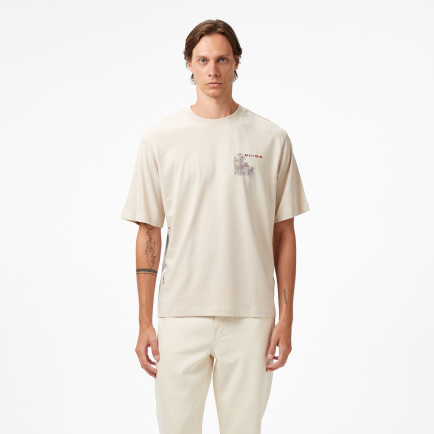 UNITED4 Classic Erkek Bej T-Shirt