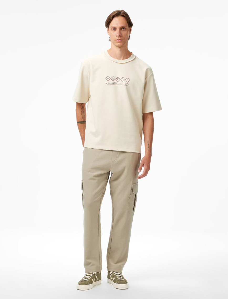 UNITED4 Classic Erkek Krem T-Shirt UNITED4 Classic Erkek Krem T-Shirt