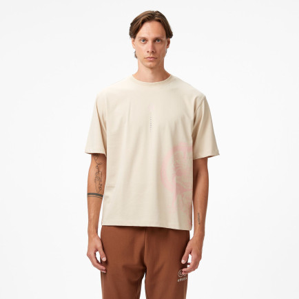 UNITED4 Erkek Krem T-Shirt UNITED4 Erkek Krem T-Shirt