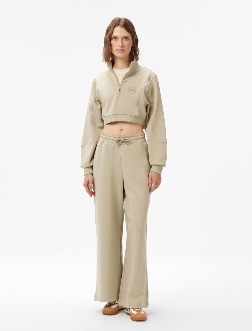 UNITED4 Classic Kadın Kahverengi Sweatshirt UNITED4 Classic Kadın Kahverengi Sweatshirt