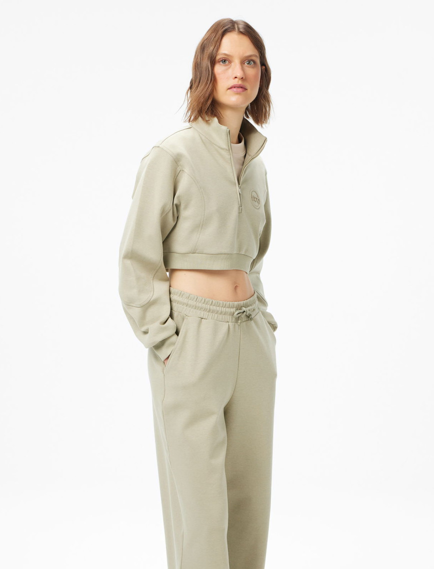 UNITED4 Classic Kadın Gri Sweatshirt UNITED4 Classic Kadın Gri Sweatshirt