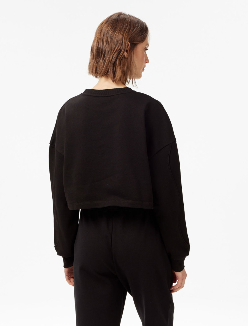 UNITED4 Classic Kadın Siyah Sweatshirt