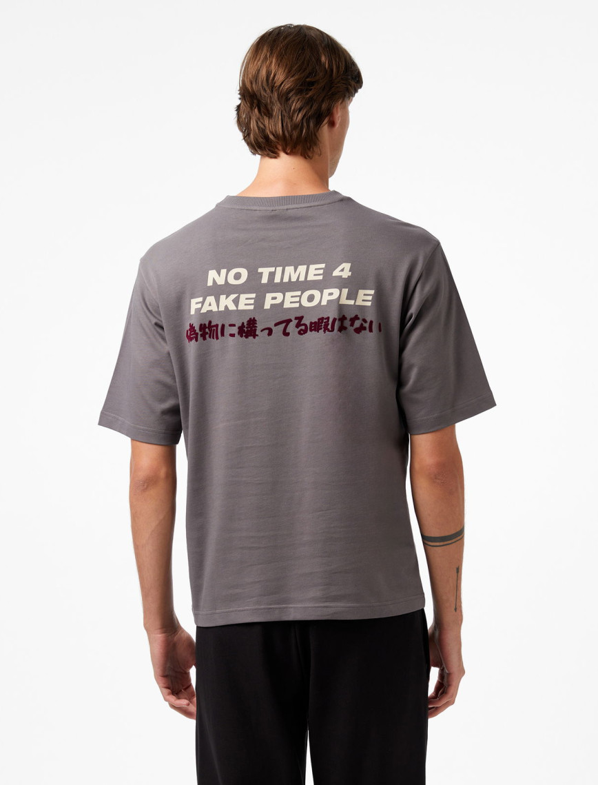 UNITED4 Classic Erkek Gri T-Shirt UNITED4 Classic Erkek Gri T-Shirt