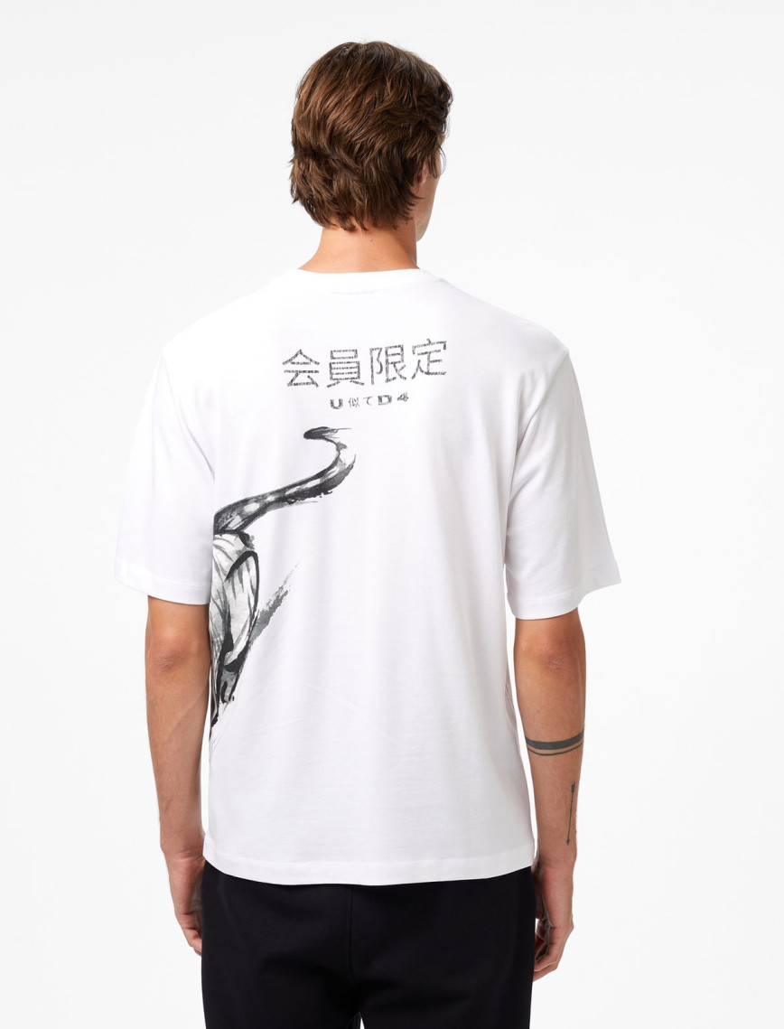 UNITED4 Classic Erkek Beyaz T-Shirt UNITED4 Classic Erkek Beyaz T-Shirt