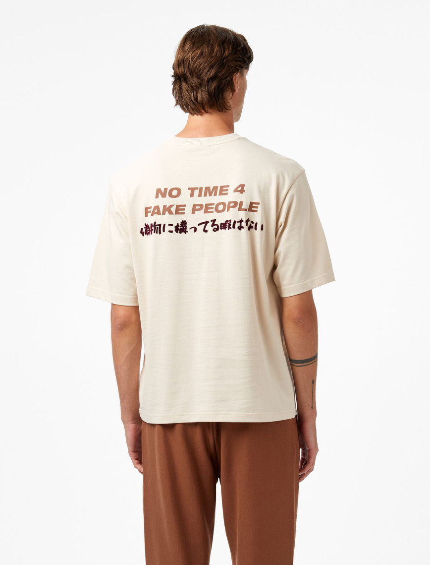 UNITED4 Classic Erkek Krem T-Shirt UNITED4 Classic Erkek Krem T-Shirt