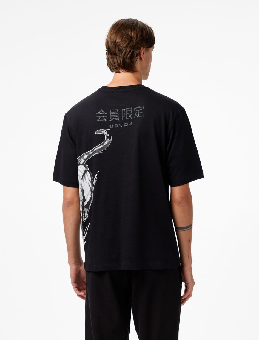 UNITED4 Classic Erkek Siyah T-Shirt UNITED4 Classic Erkek Siyah T-Shirt