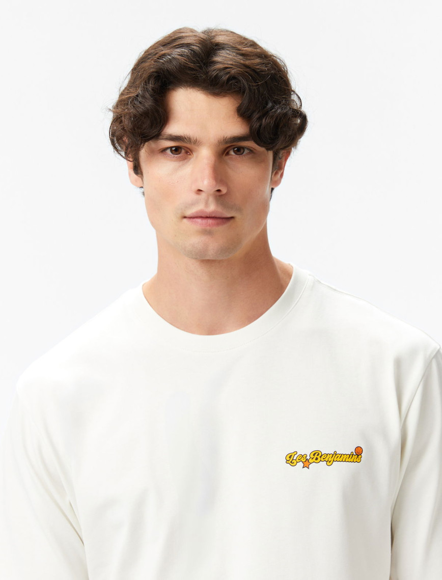 Les Benjamins Erkek Beyaz T-Shirt Les Benjamins Erkek Beyaz T-Shirt