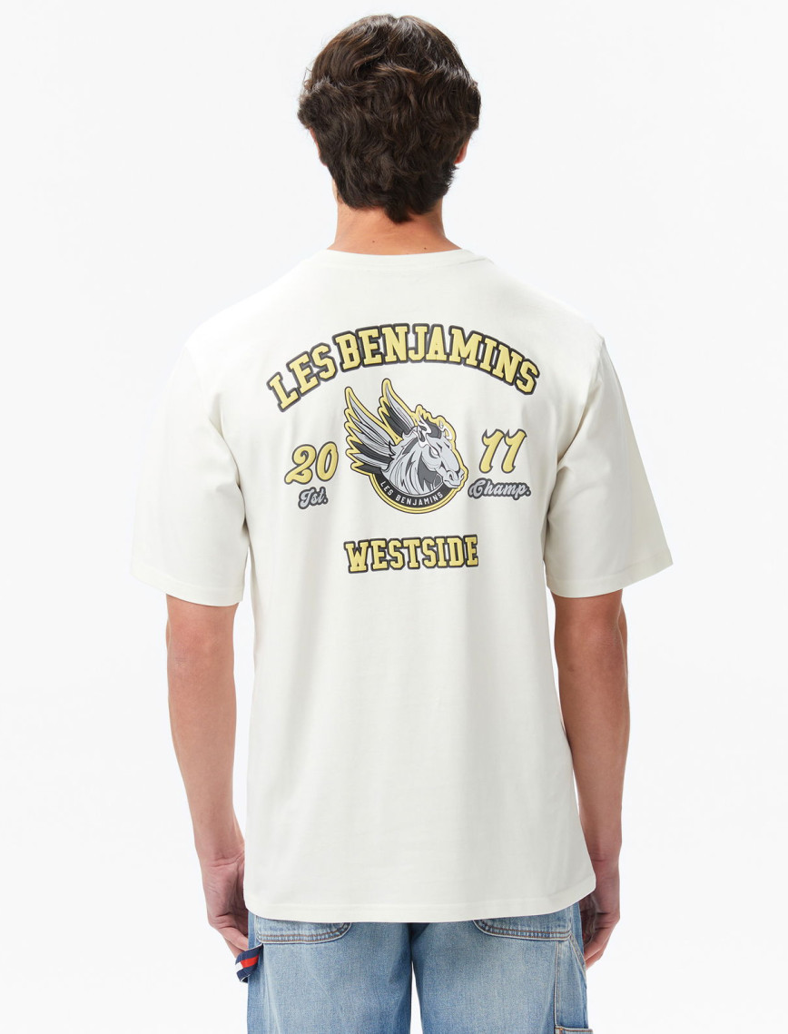 Les Benjamins Erkek Beyaz T-Shirt Les Benjamins Erkek Beyaz T-Shirt