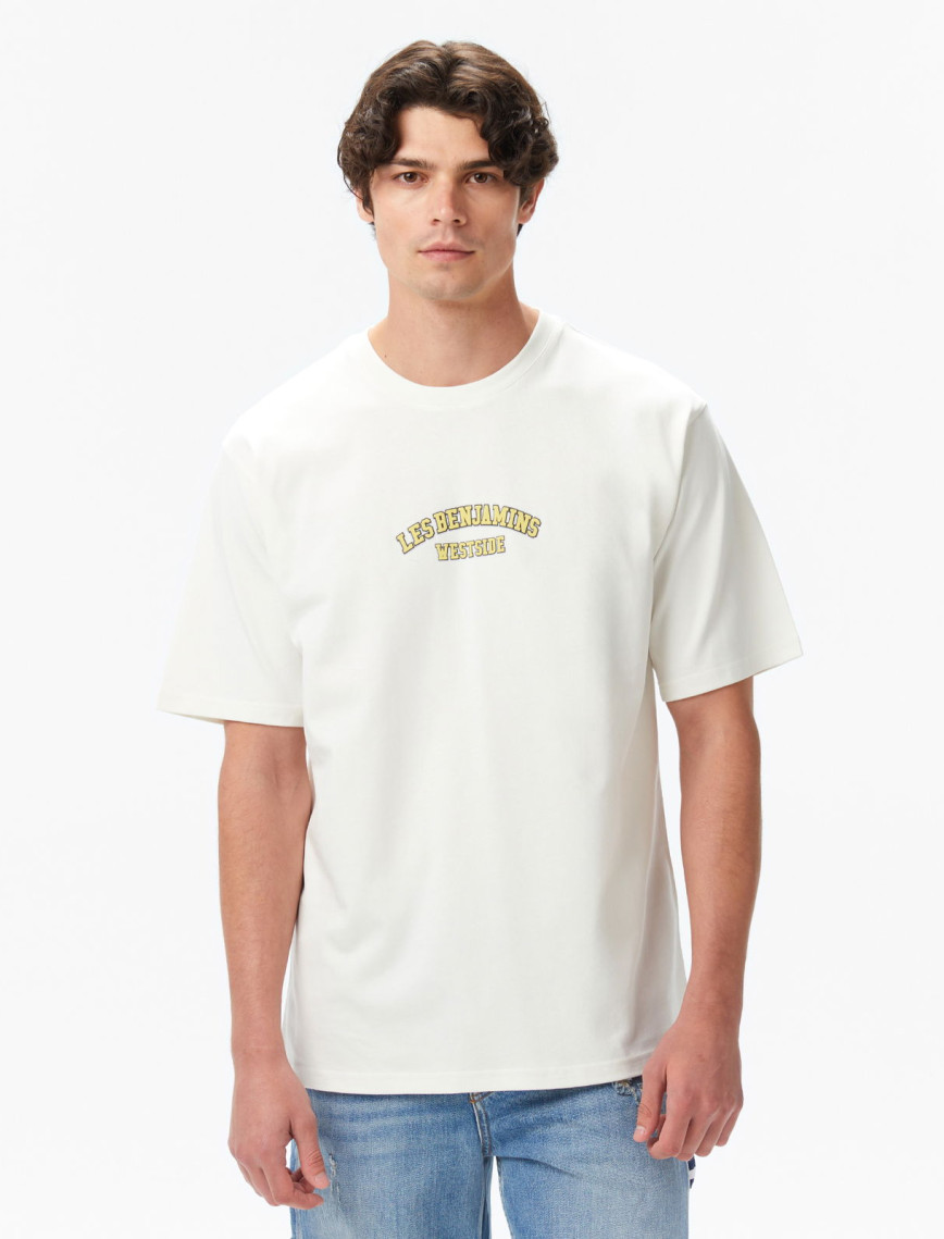 Les Benjamins Erkek Beyaz T-Shirt Les Benjamins Erkek Beyaz T-Shirt
