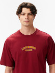 Les Benjamins Erkek Bordo T-Shirt Les Benjamins Erkek Bordo T-Shirt