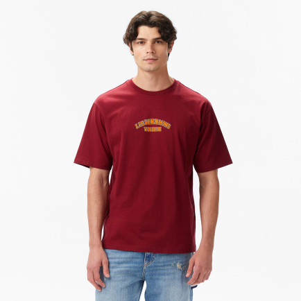 Les Benjamins Erkek Bordo T-Shirt Les Benjamins Erkek Bordo T-Shirt