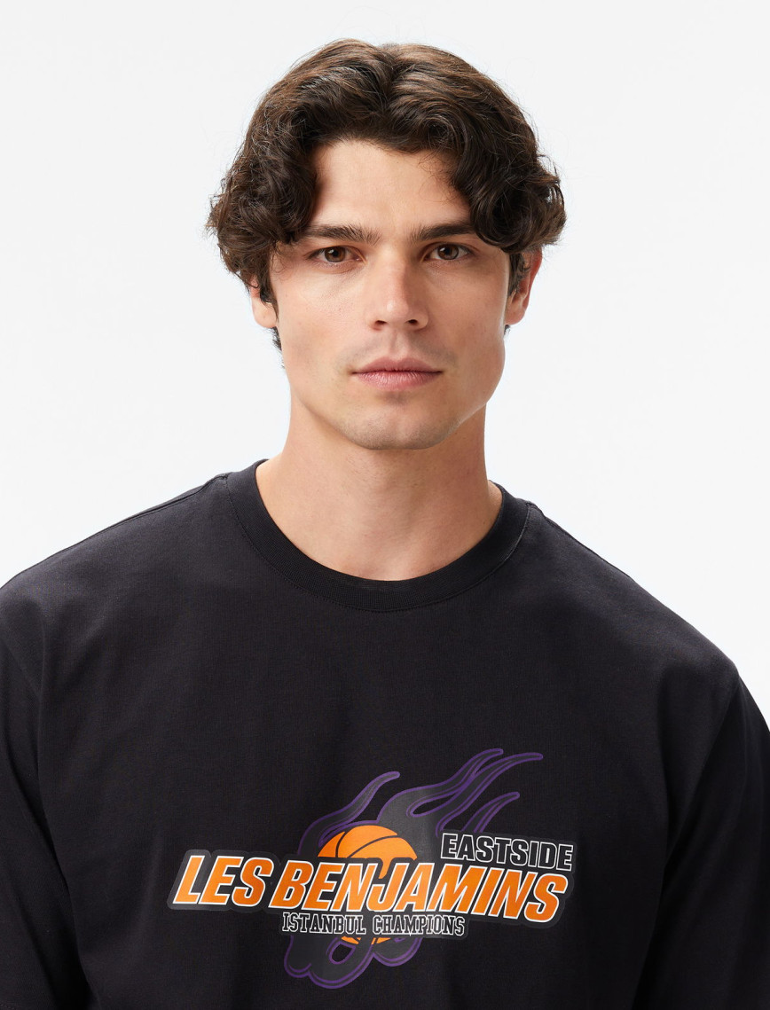 Les Benjamins Erkek Siyah T-Shirt Les Benjamins Erkek Siyah T-Shirt