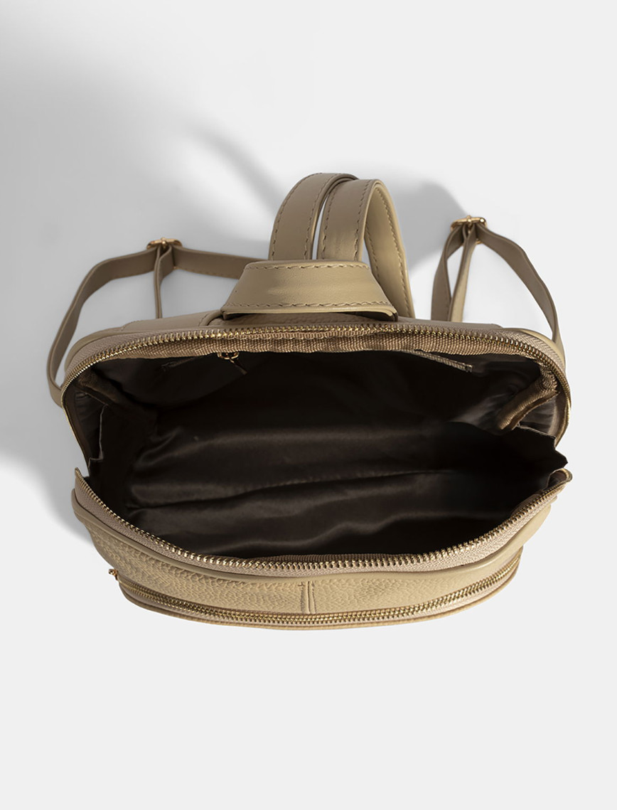 Kadın Bej Sırt Çantası Kadın Bej Sırt Çantası