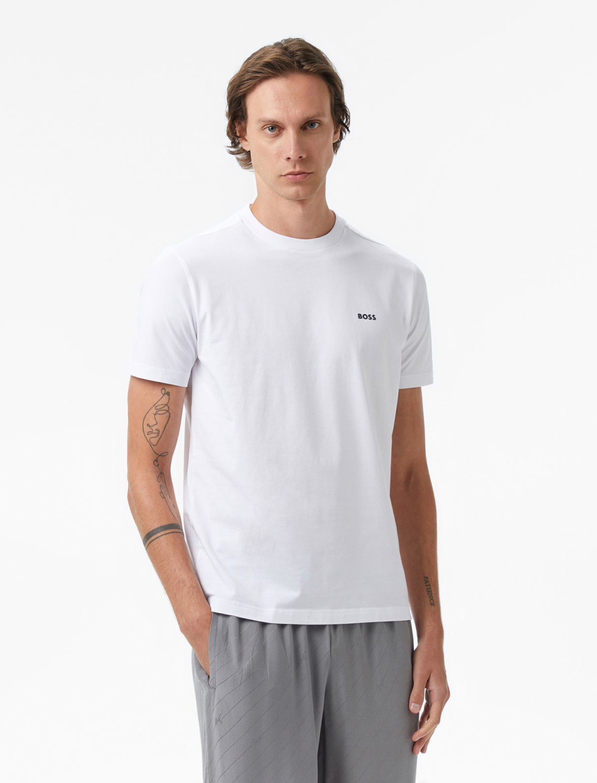 Boss Erkek Beyaz T-Shirt Boss Erkek Beyaz T-Shirt