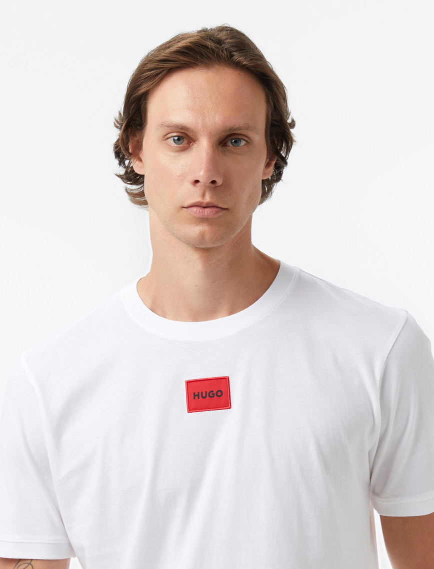 Hugo Diragolino 212 Erkek Beyaz T-Shirt Hugo Diragolino 212 Erkek Beyaz T-Shirt