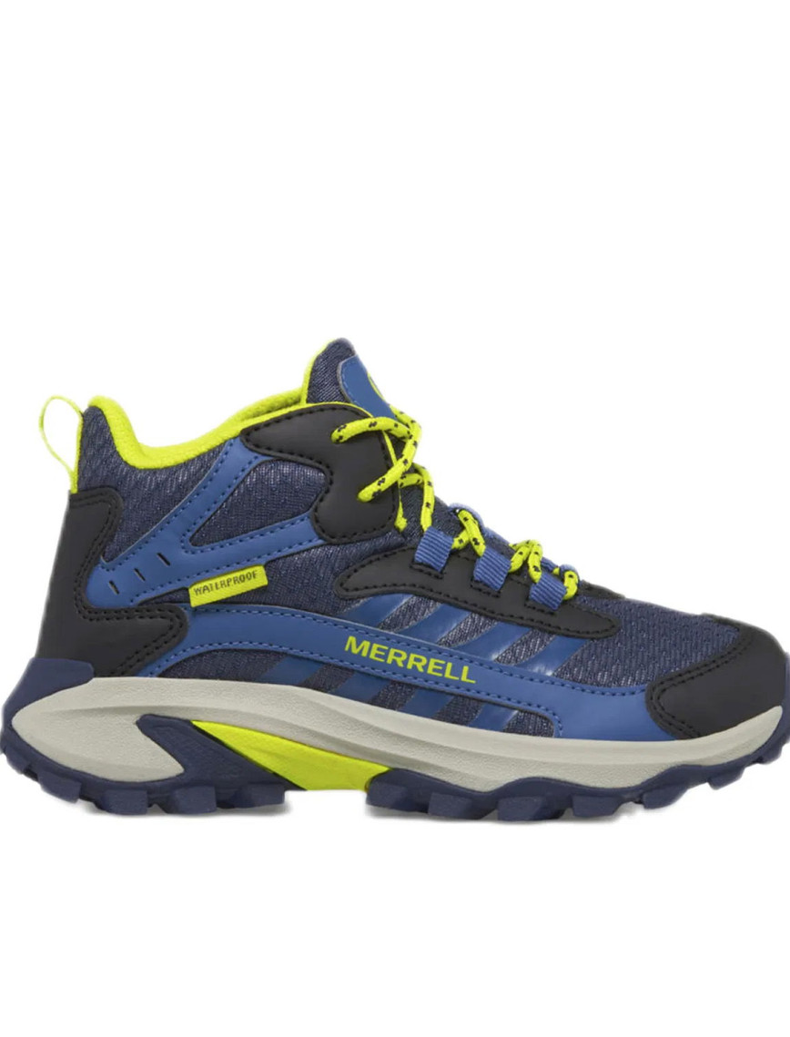 Merrell Moab Speed 2 Mid Wtrpf Unisex Çocuk Mavi Bot Merrell Moab Speed 2 Mid Wtrpf Unisex Çocuk Mavi Bot
