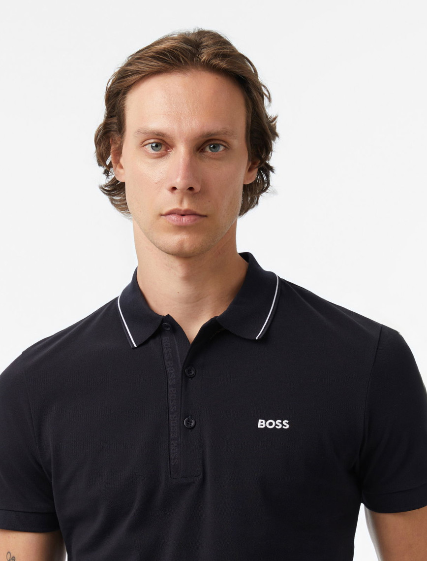 Boss Paule Erkek Lacivert Polo Boss Paule Erkek Lacivert Polo