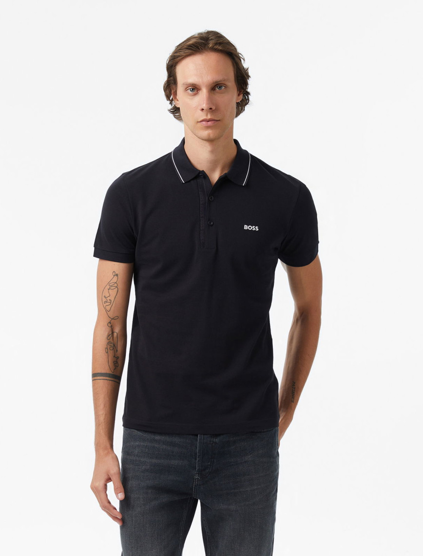 Boss Paule Erkek Beyaz Polo Boss Paule Erkek Beyaz Polo