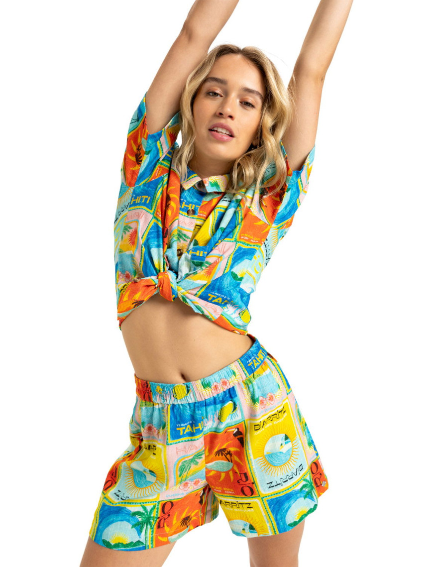 Roxy Atlas Sunburn Tones Kadın Şort Roxy Atlas Sunburn Tones Kadın Şort