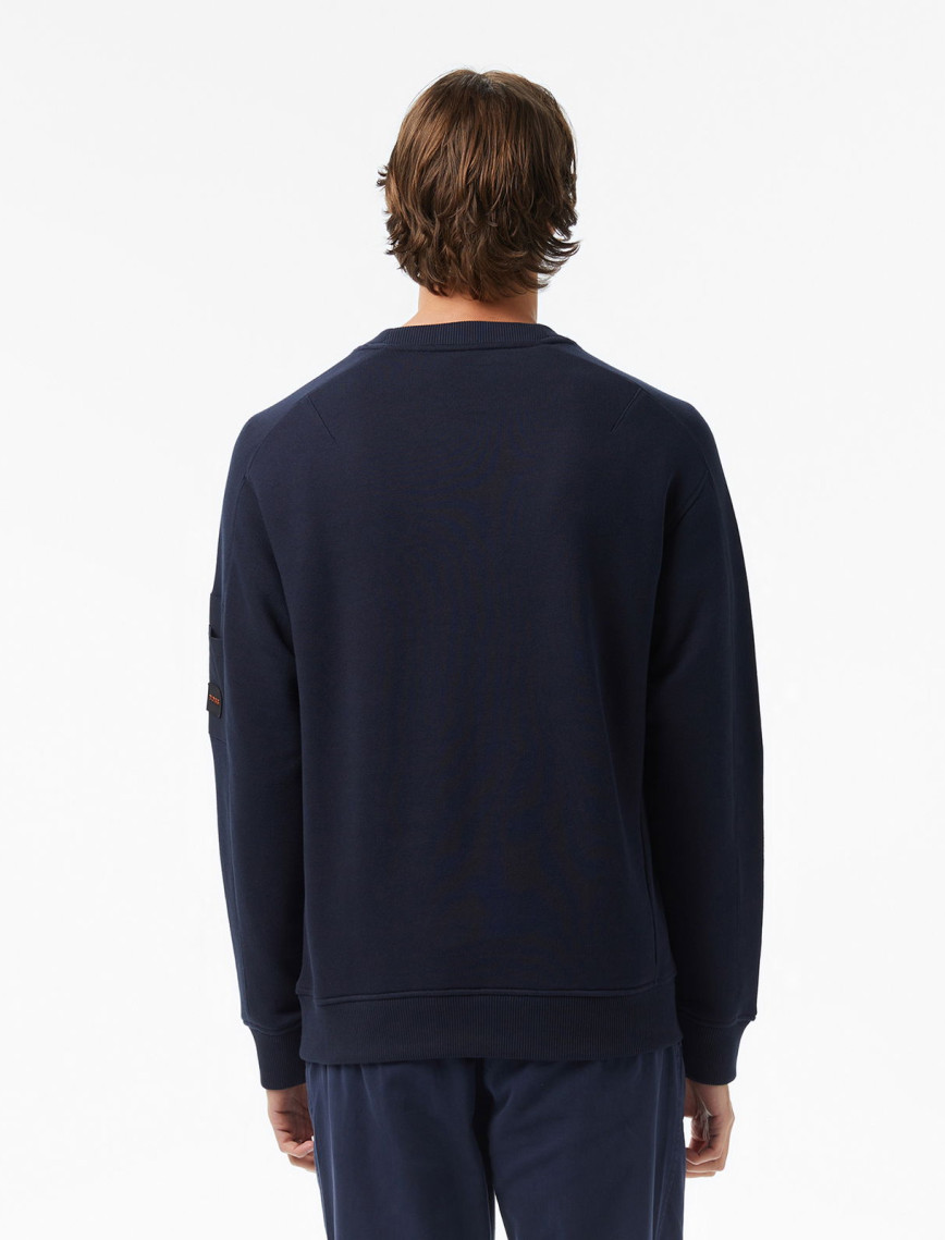 Boss Erkek Koyu Mavi Sweatshirt Boss Erkek Koyu Mavi Sweatshirt