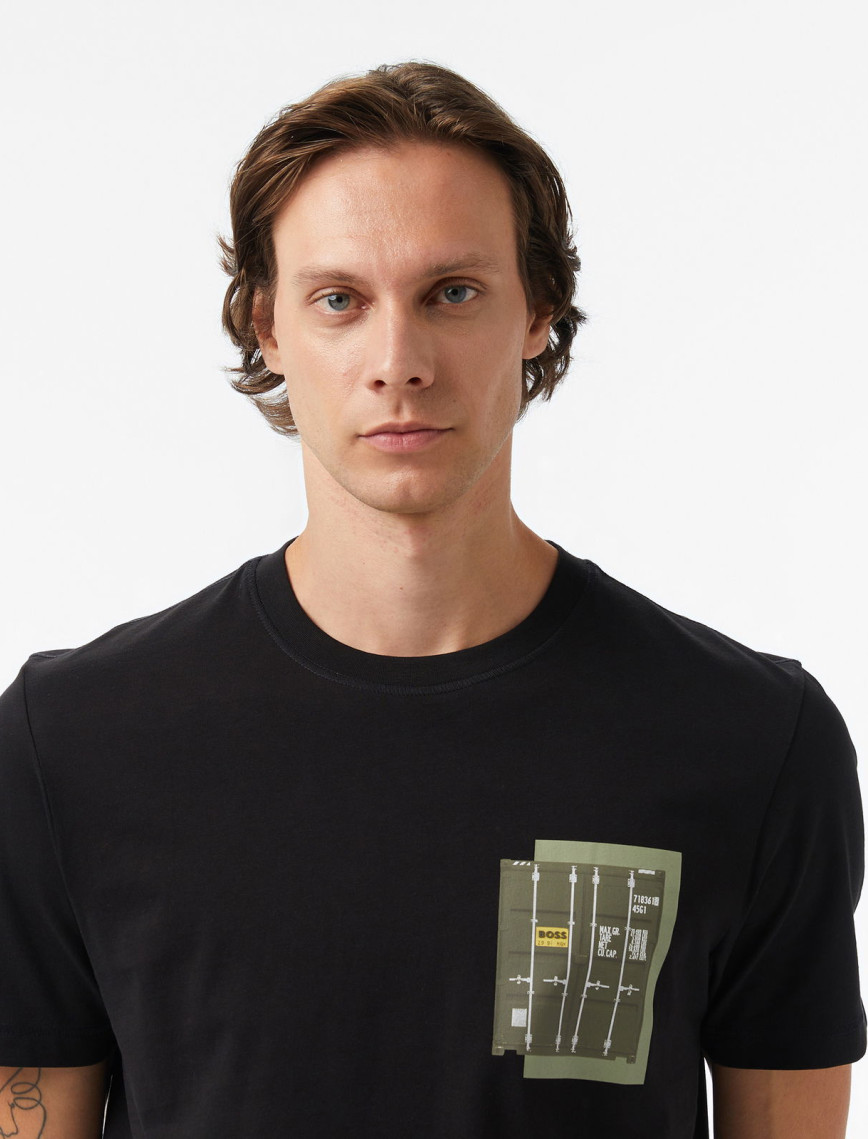 Boss Container Erkek Siyah T-Shirt