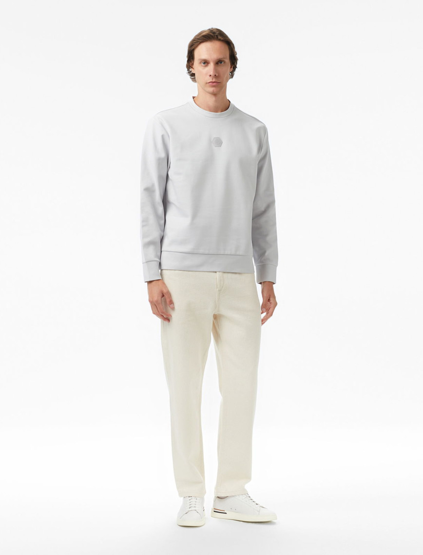 Boss Future Erkek Açık Gri Sweatshirt Boss Future Erkek Açık Gri Sweatshirt