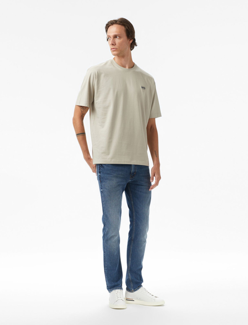 Boss Erkek Açık Bej T-Shirt Boss Erkek Açık Bej T-Shirt