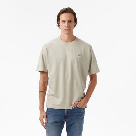 Boss Erkek Açık Bej T-Shirt Boss Erkek Açık Bej T-Shirt