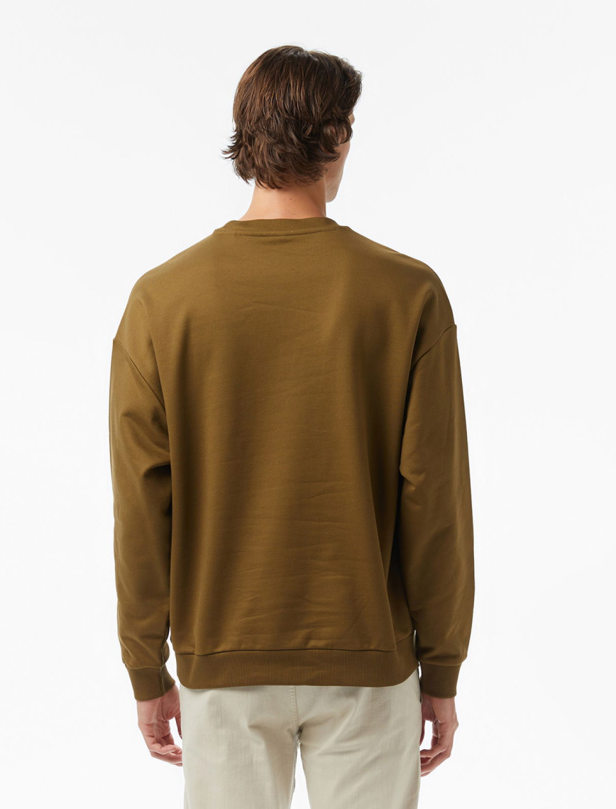 Hugo Dinex Erkek Haki Sweatshirt Hugo Dinex Erkek Haki Sweatshirt