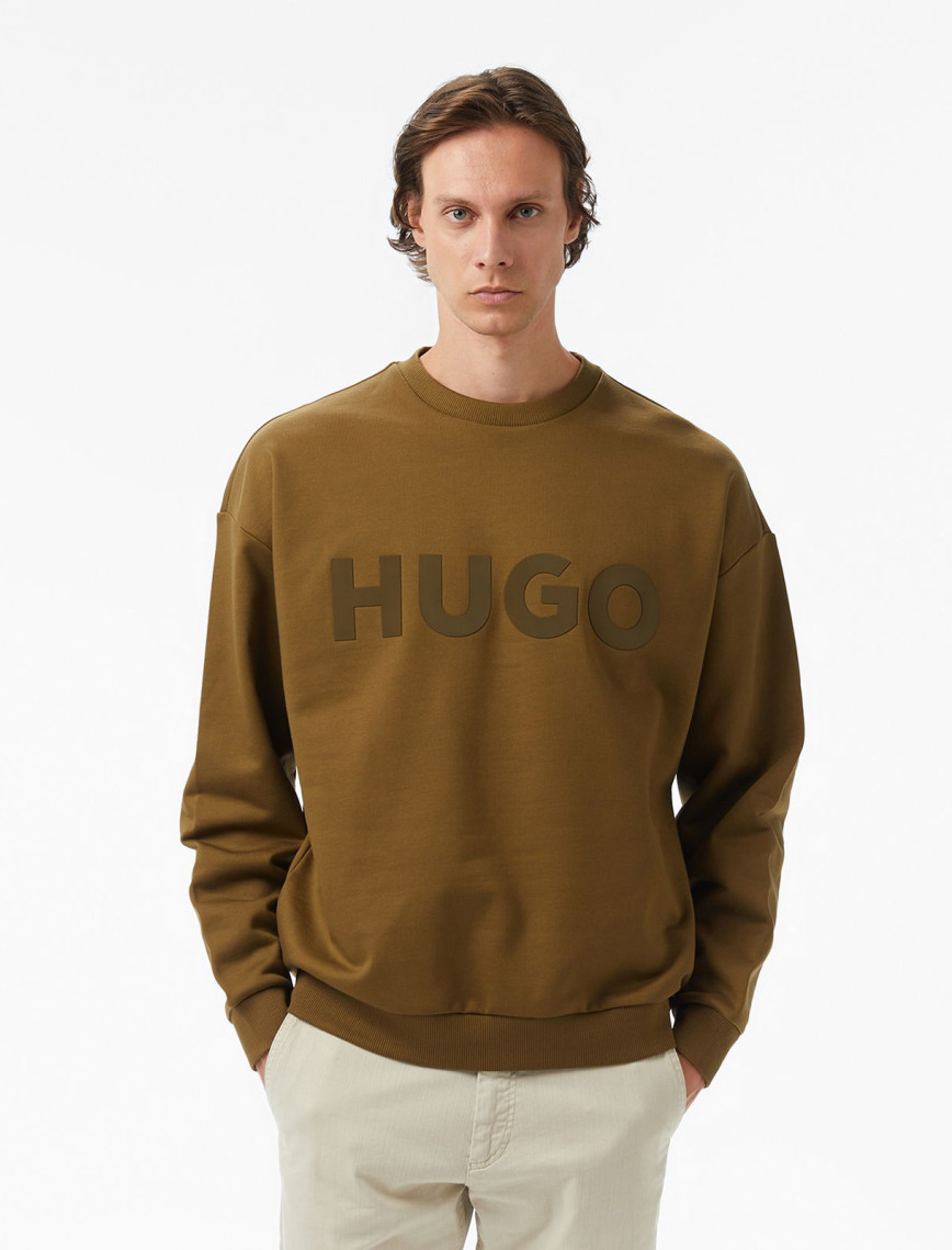 Hugo Dinex Erkek Haki Sweatshirt Hugo Dinex Erkek Haki Sweatshirt