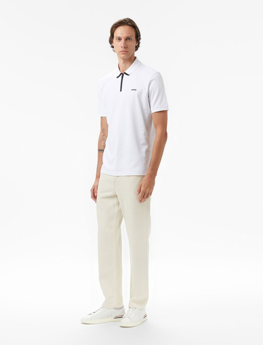 Hugo Dalomino Erkek Beyaz Polo Hugo Dalomino Erkek Beyaz Polo