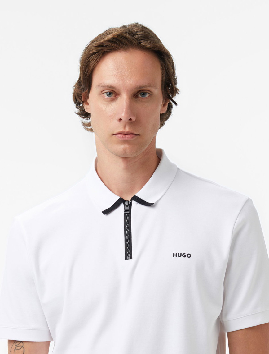 Hugo Dalomino Erkek Beyaz Polo Hugo Dalomino Erkek Beyaz Polo