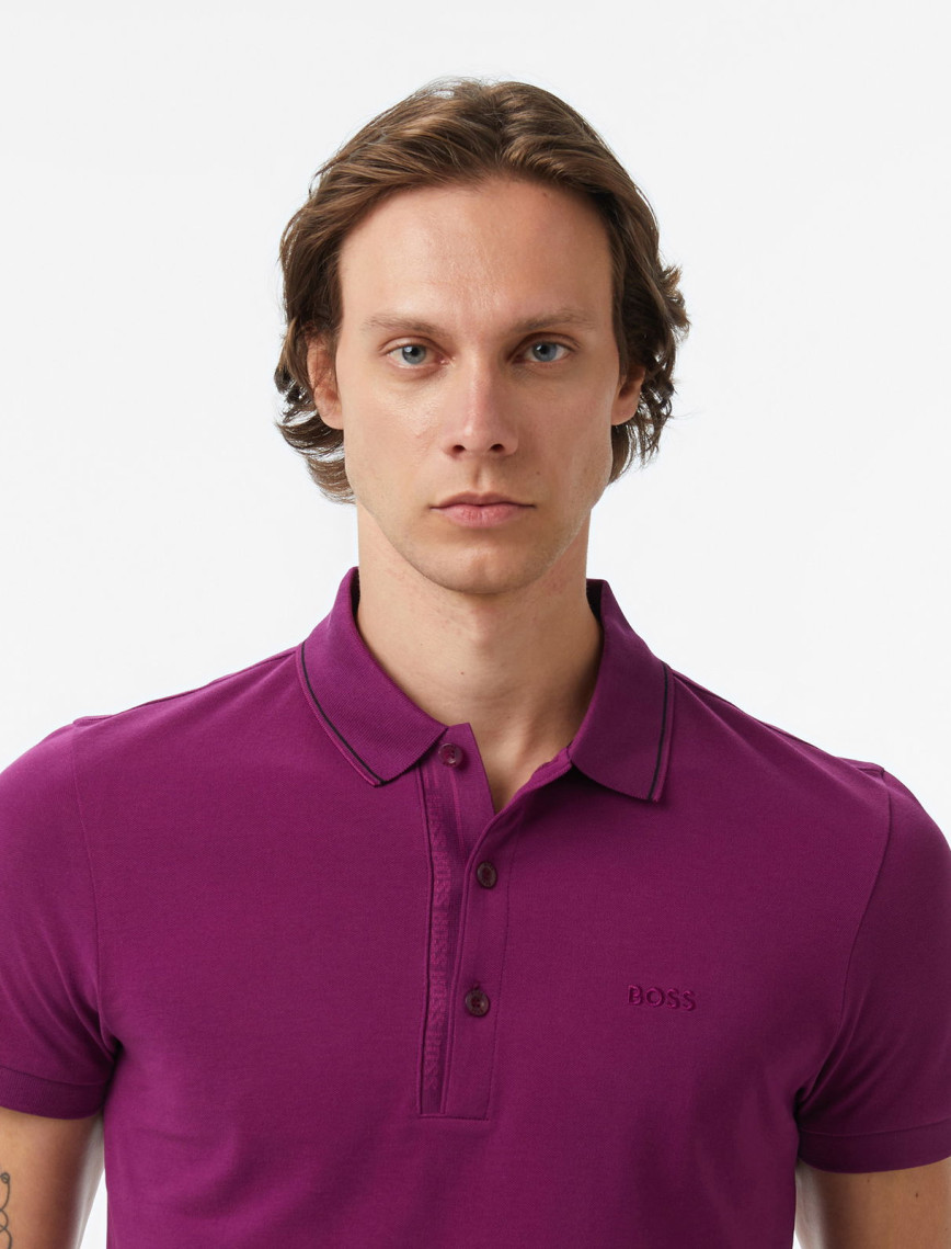 Boss Paule Erkek Açık Pembe Polo Boss Paule Erkek Açık Pembe Polo