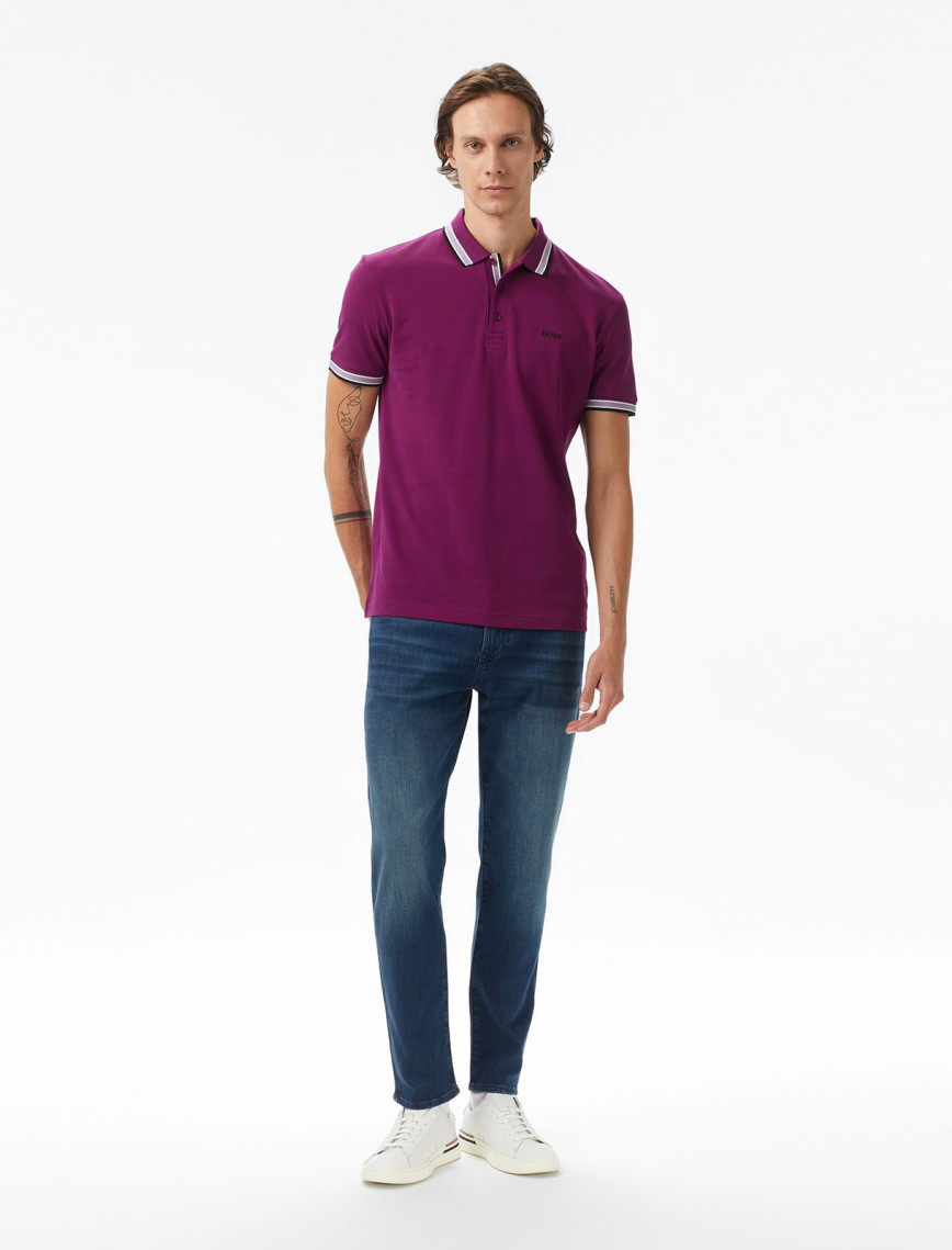 Boss Paddy Erkek Açık Pembe Polo Boss Paddy Erkek Açık Pembe Polo