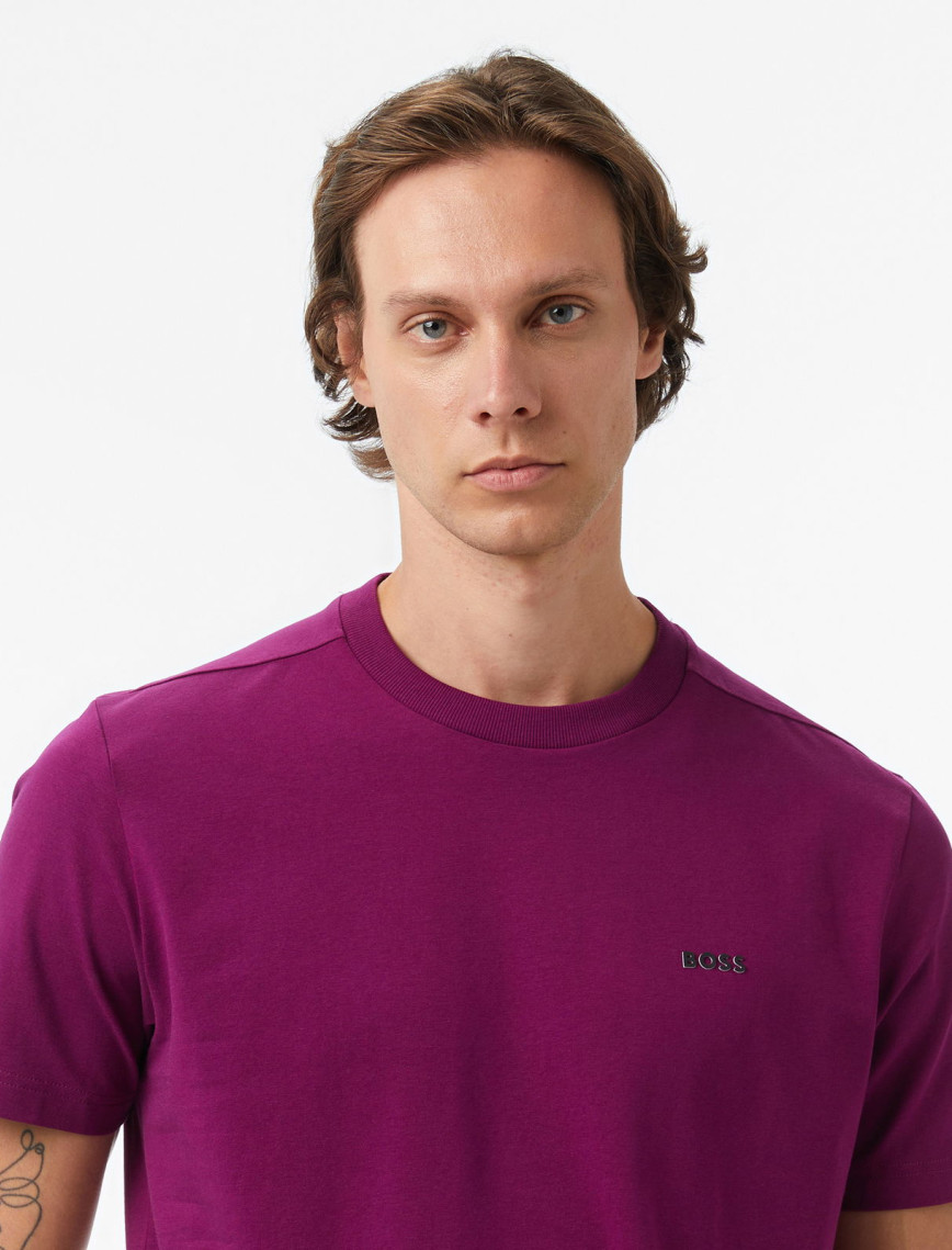 Boss Erkek Açık Pembe T-Shirt Boss Erkek Açık Pembe T-Shirt