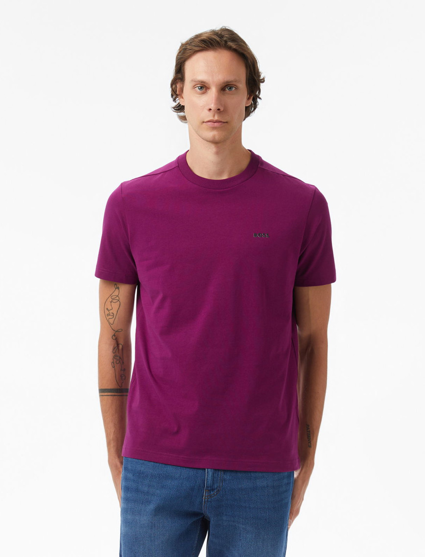 Boss Erkek Açık Pembe T-Shirt Boss Erkek Açık Pembe T-Shirt