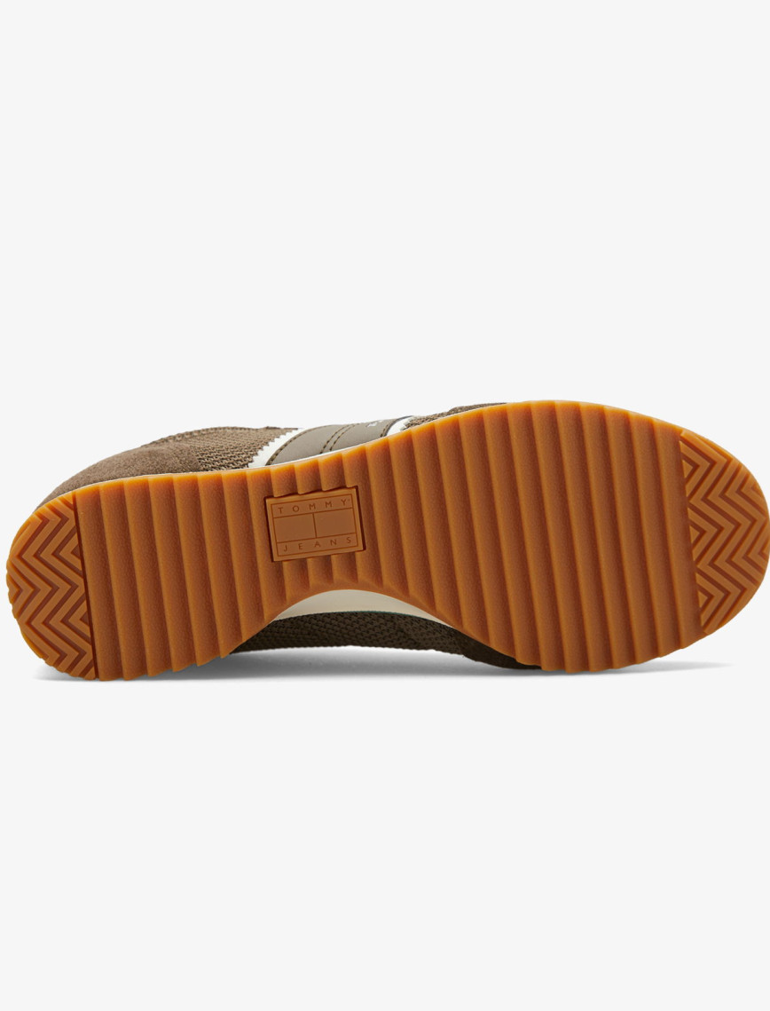 Tommy Jeans Low Profile Runner Kadın Haki Sneaker Tommy Jeans Low Profile Runner Kadın Haki Sneaker
