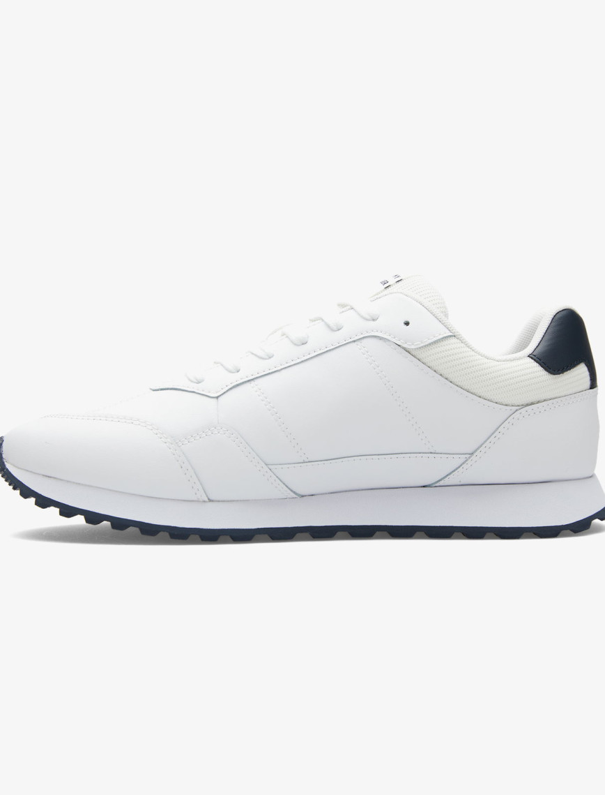 Tommy Hilfiger New Runner Eva Leather Erkek Beyaz Sneaker