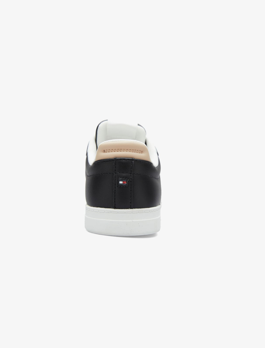 Tommy Hilfiger Icon Court Kadın Siyah Sneaker Tommy Hilfiger Icon Court Kadın Siyah Sneaker