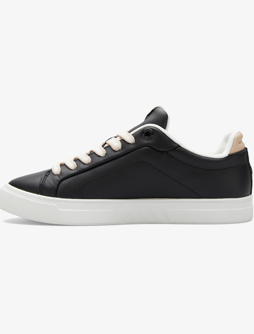 Tommy Hilfiger Icon Court Kadın Siyah Sneaker Tommy Hilfiger Icon Court Kadın Siyah Sneaker