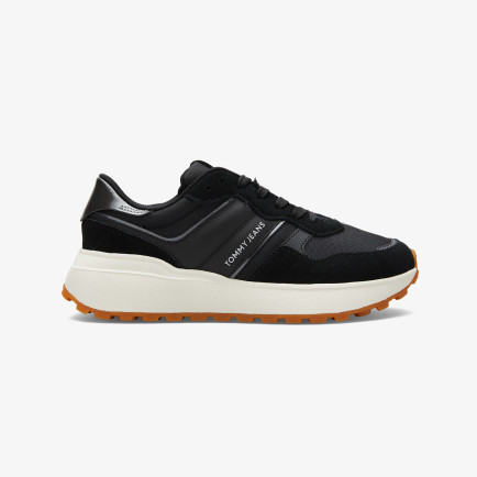 Tommy Jeans Cleated Runner Kadın Siyah Sneaker Tommy Jeans Cleated Runner Kadın Siyah Sneaker