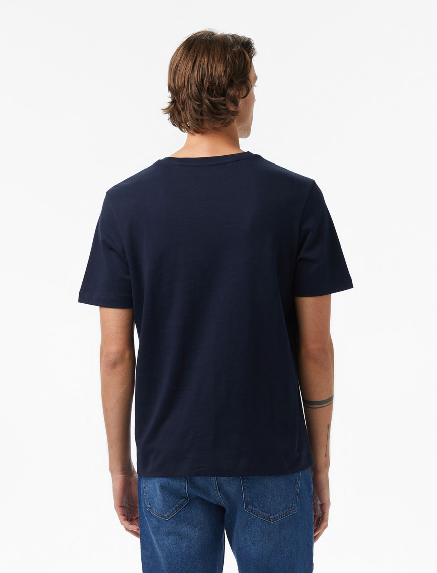Tommy Hilfiger Light Interlock Erkek Mavi T-Shirt Tommy Hilfiger Light Interlock Erkek Mavi T-Shirt