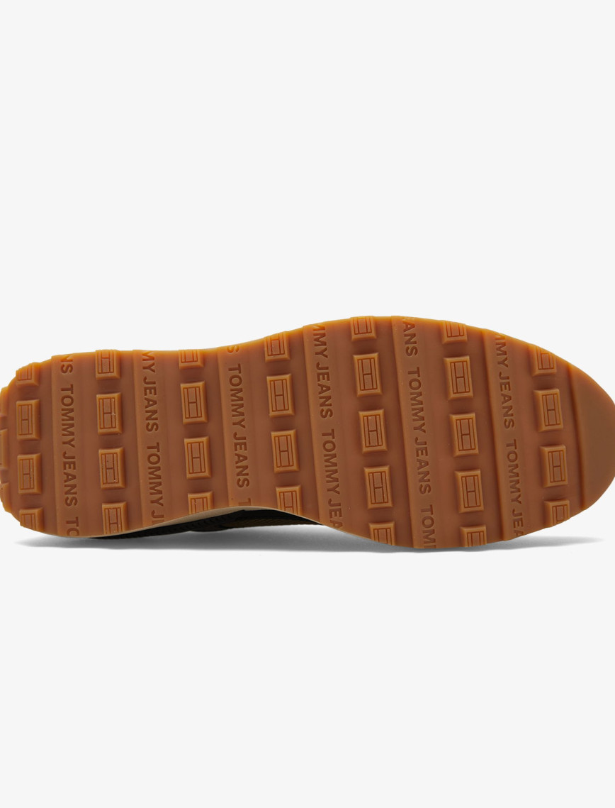 Tommy Jeans Technical Runner Essential Erkek Haki Sneaker Tommy Jeans Technical Runner Essential Erkek Haki Sneaker