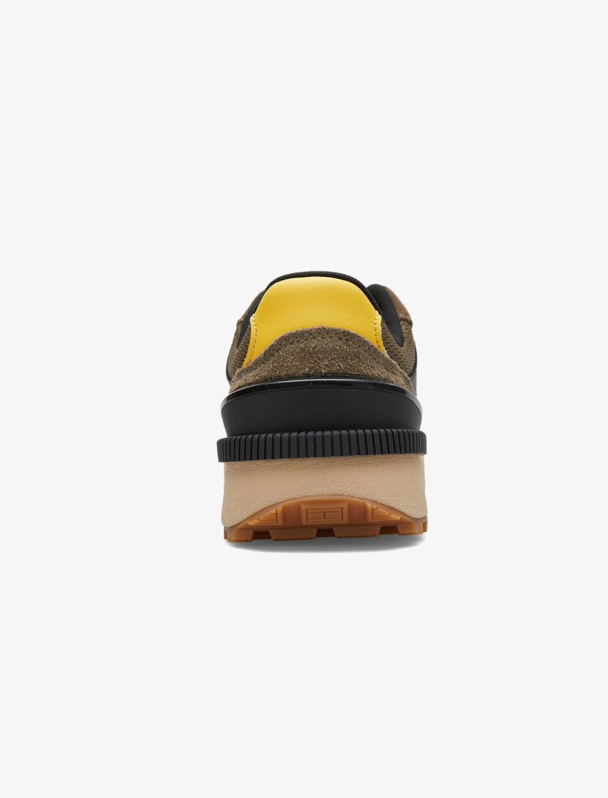 Tommy Jeans Technical Runner Essential Erkek Haki Sneaker Tommy Jeans Technical Runner Essential Erkek Haki Sneaker