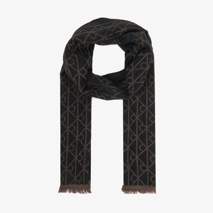 Calvin Klein Emblem Tonal Wool Erkek Gri Atkı Calvin Klein Emblem Tonal Wool Erkek Gri Atkı