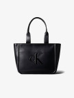 Calvin Klein Bold Medium Tote Kadın Siyah Çanta Calvin Klein Bold Medium Tote Kadın Siyah Çanta