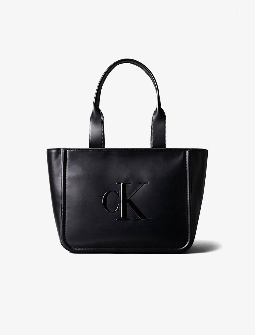 Calvin Klein Bold Medium Tote Kadın Siyah Çanta Calvin Klein Bold Medium Tote Kadın Siyah Çanta